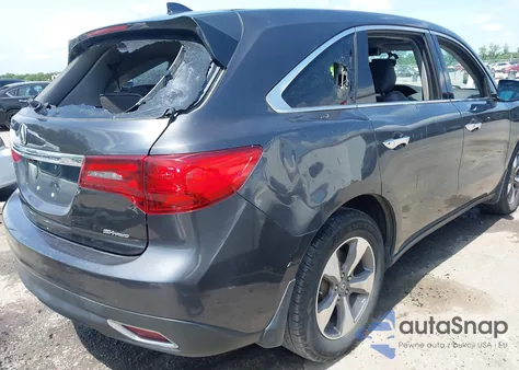 2016 Acura Mdx Acurawatch Plus Package из США, поврежденный, VIN 5FRYD4H28GB040924